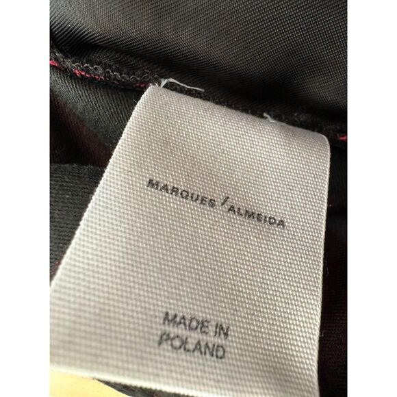 Marques ' Almeida Red and Black Striped Flared Pants size 8 Maximalist Style - Picture 10 of 11